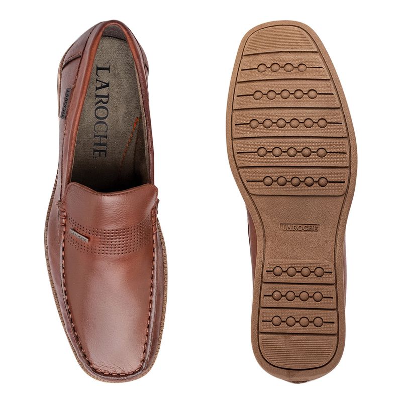 Mocassim Masculino Laroche Arpoador em Couro - Brown | Calçados