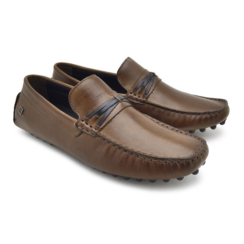 Drive em Couro Aruba Masculino - Whisky