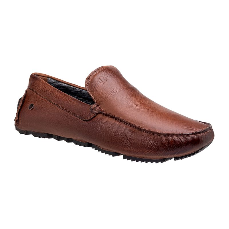 Mocassim Drive Laroche Bali em Couro - Conhaque E L