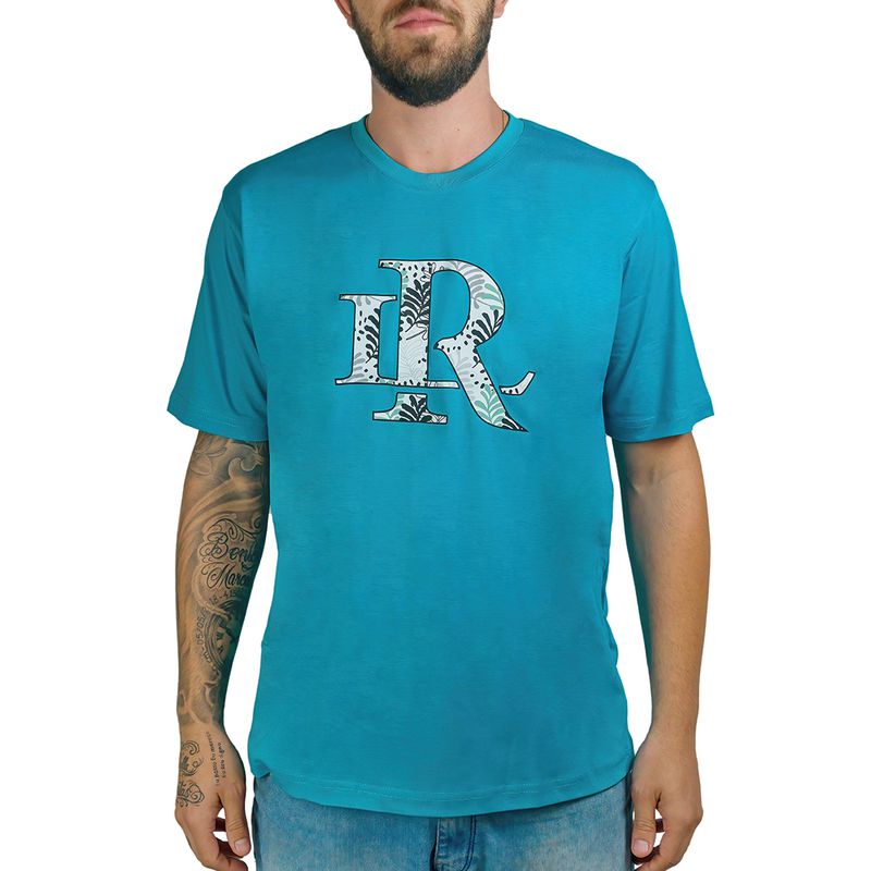 Camiseta Masculina Laroche em Algodão - Azul