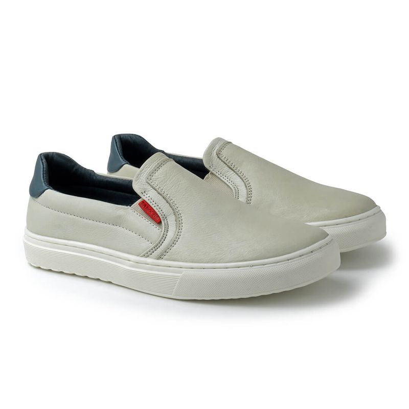 Slip On Iate Masculino Connect em Couro - Neve