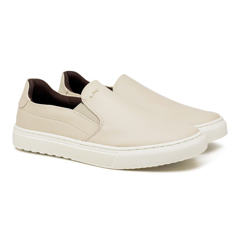 Slip On Masculino Laroche LRC Connect - Bege