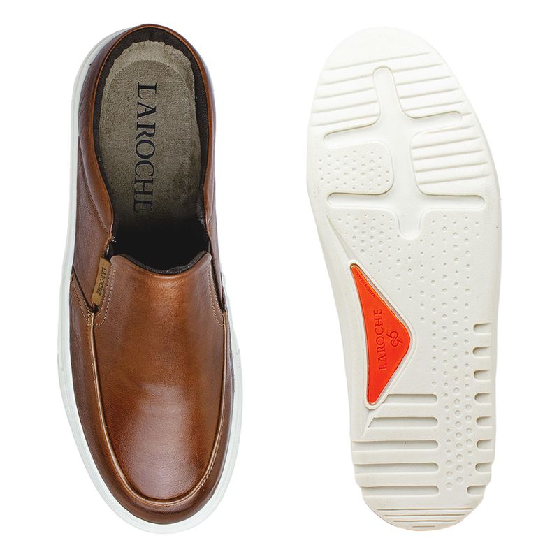 Mule Masculino Laroche Connect em Couro - Brown | Calçados Laroche