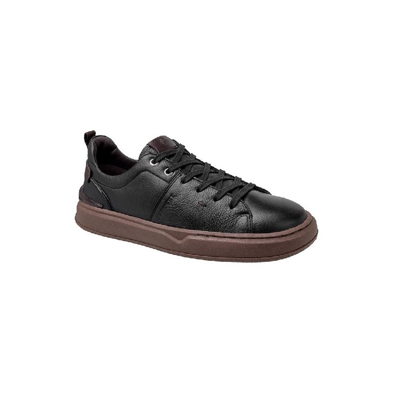 Sapatenis Casual Masculino Dublin em Couro - Preto E L 
