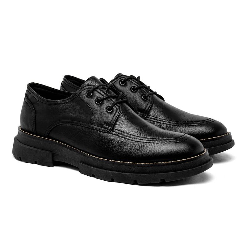 Sapato Derby Laroche Everest em Couro - Preto