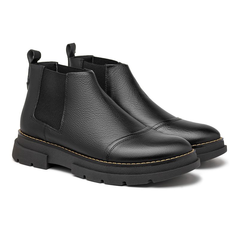 Bota Chelsea Laroche Everest em Couro - Preto