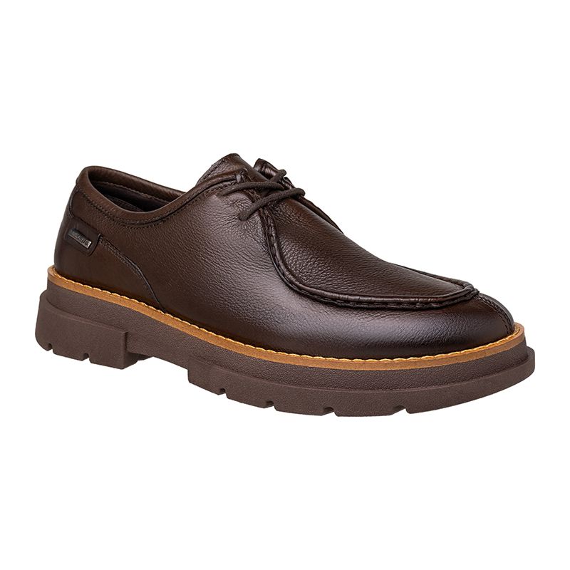 Sapato Casual Cacareco Everest em Couro - Café