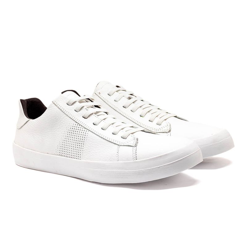 Sapatenis Laroche Golden em Couro - Branco E L