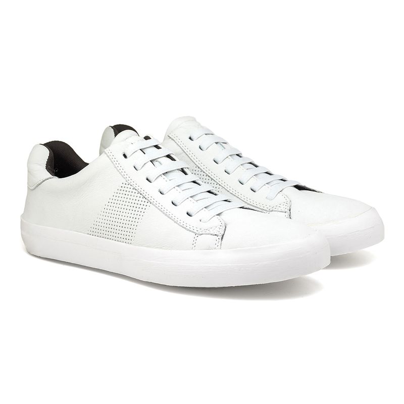 Sapatenis Laroche Golden em Couro - Off White E L