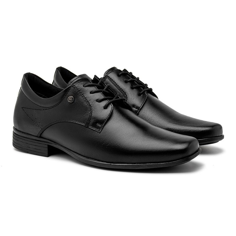 Sapato Social Fortaleza Couro - Preto