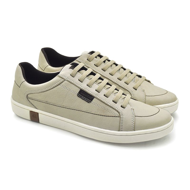 Sapatenis Casual em Couro Masculino North - Neve