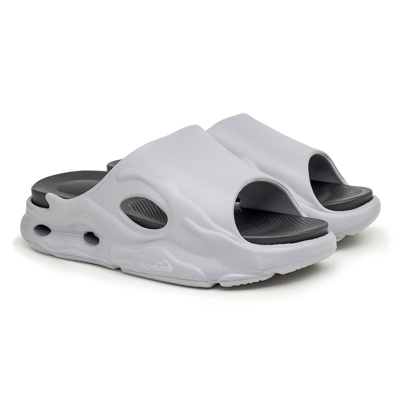 Chinelo Nuvem Masculino Laroche Cloud - Cinza/Preto