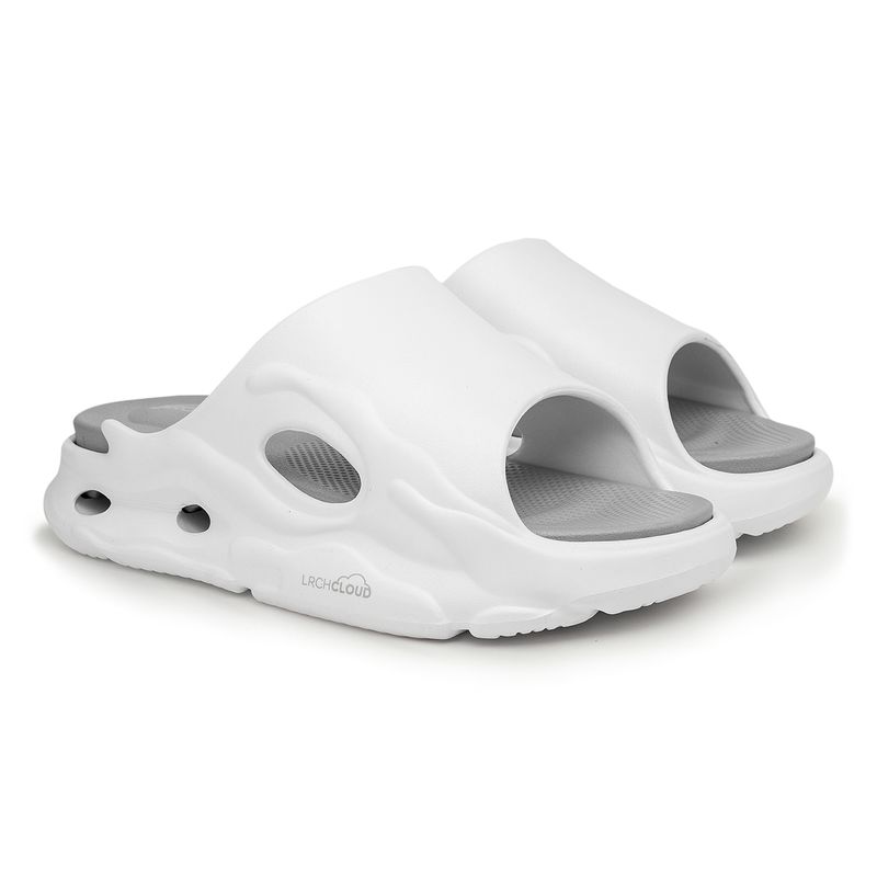 Chinelo Nuvem Masculino Laroche Cloud - Branco/Cinza