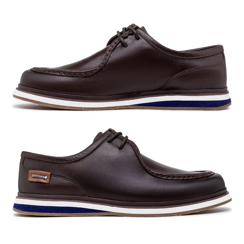 Mocassim Dockside Oasis em Couro - Café | Calçados Laroche