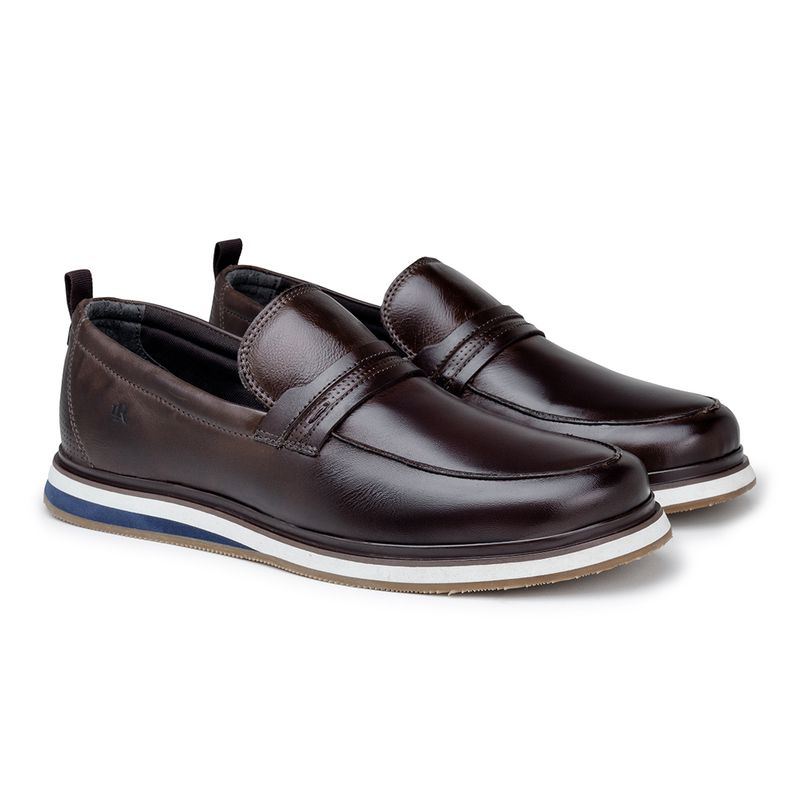 Sapato Casual Laroche Oasis em Couro - Café