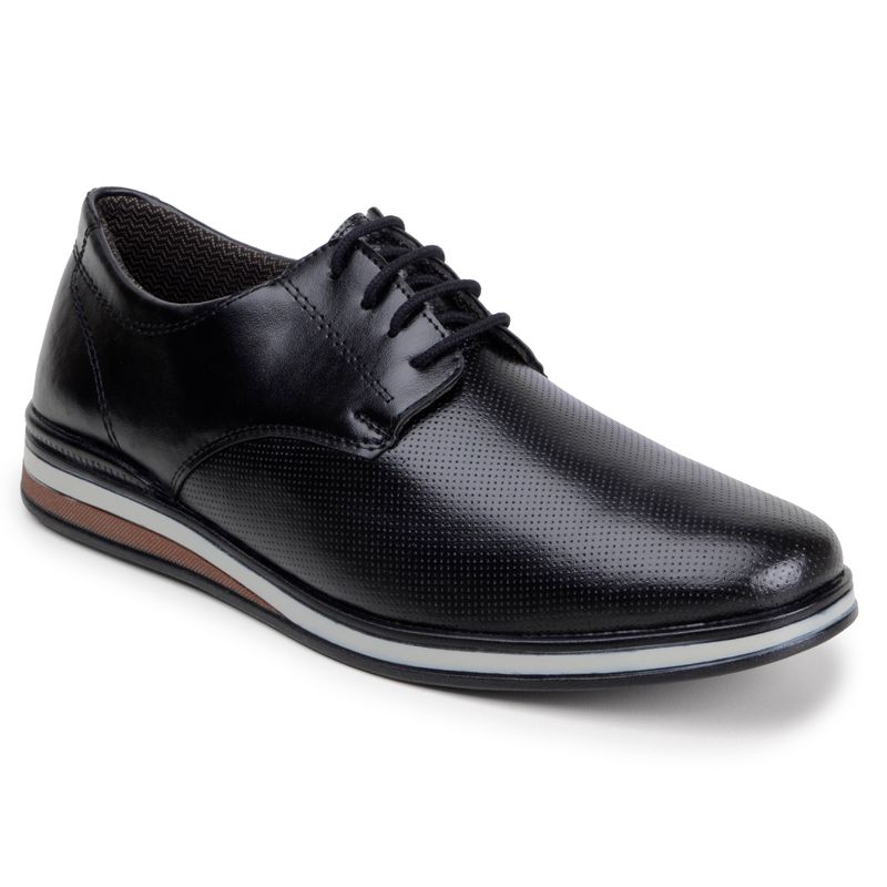 Sapato Casual Oxford Masculino LRC - Preto
