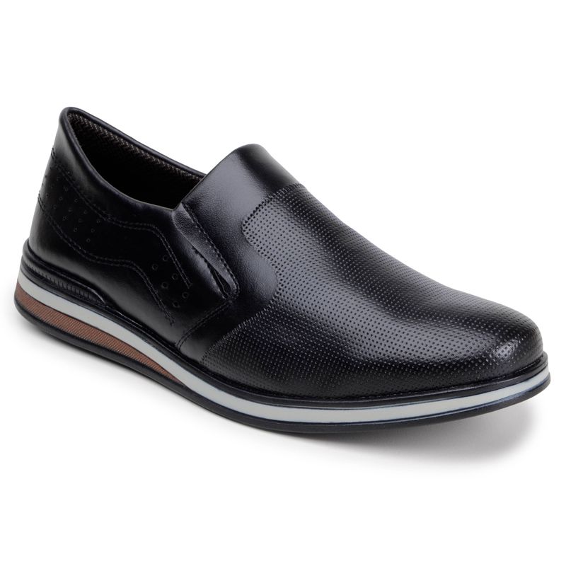 Sapato Casual Masculino Oxford LRC - Preto