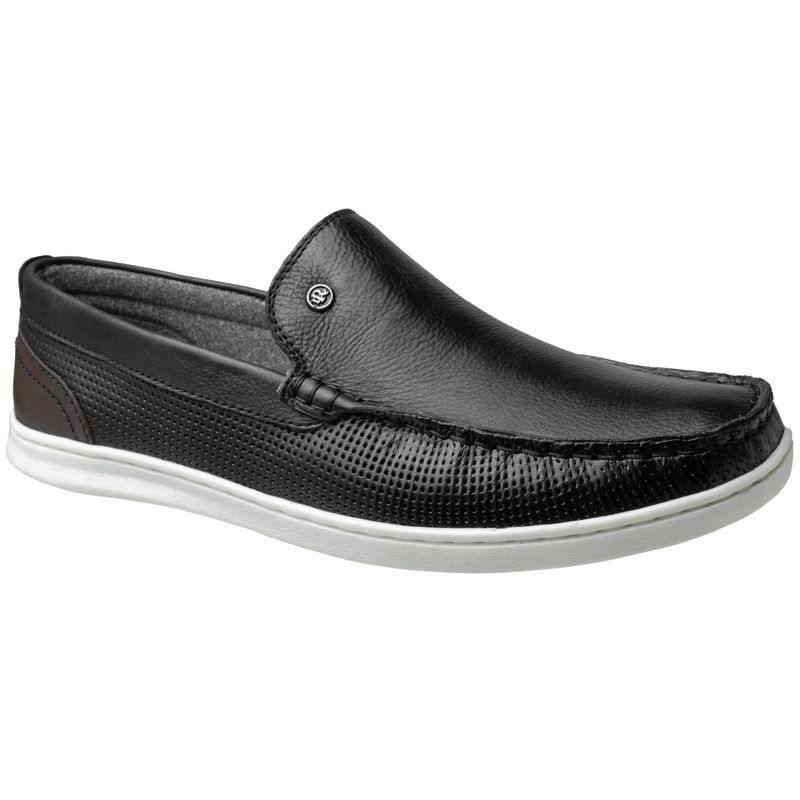 Mocassim Laroche Porto em Couro - Preto E L