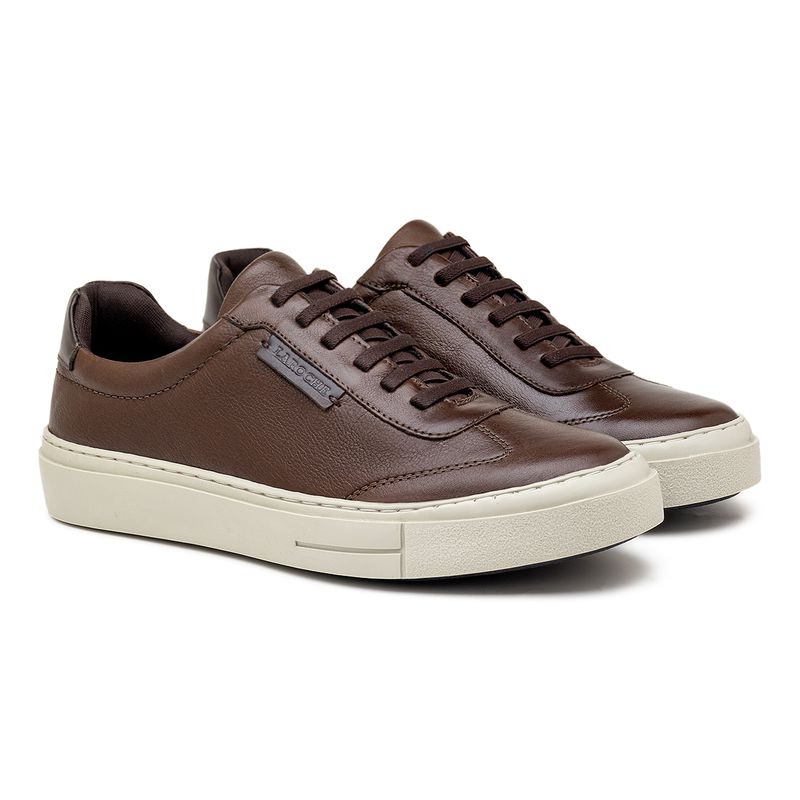 Sapatenis Casual Laroche Seul em Couro - Café