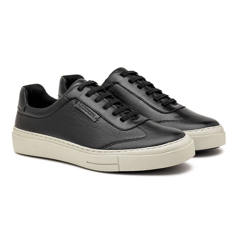 Sapatenis Casual Laroche Seul em Couro - Preto