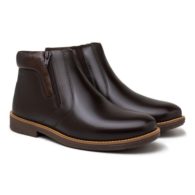 Bota Chealsea Laroche Tenesse em Couro - Café