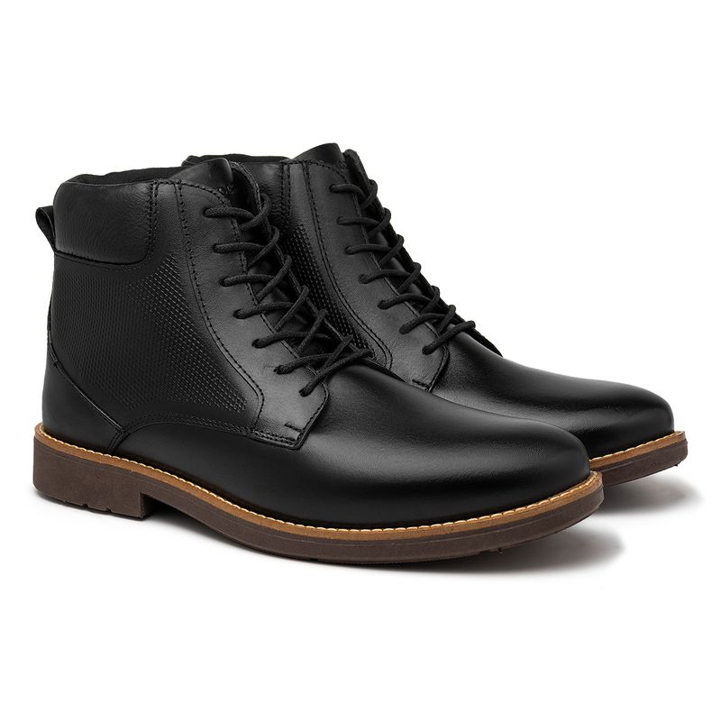 Bota Masculina Laroche Tenesse em Couro - Preto