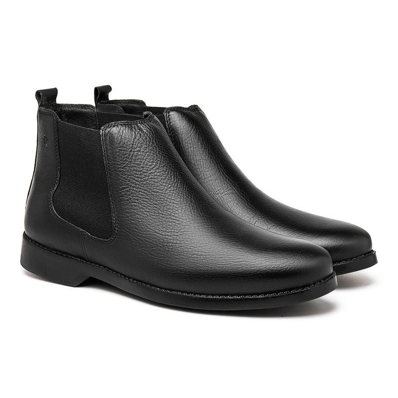 Bota Chelsea Laroche Texas em Couro - Preto