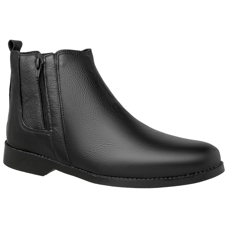 Bota Chelsea Laroche Texas em Couro - Preto