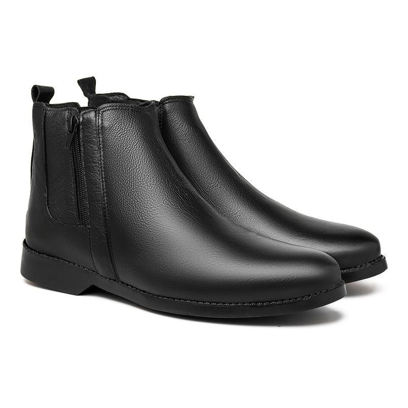Bota Chelsea Laroche Texas em Couro - Preto