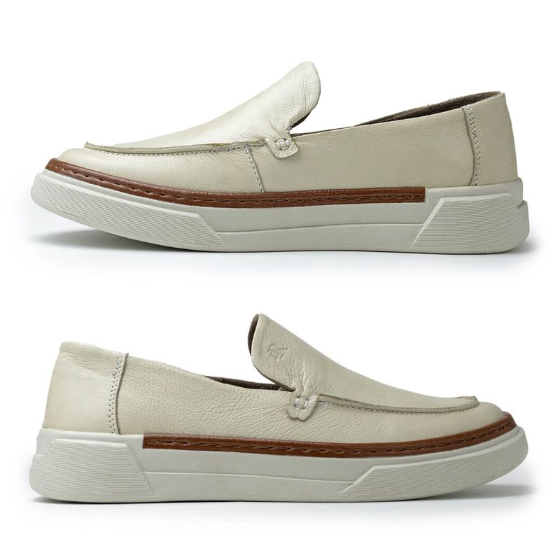 Slip On Iate Masculino Titanium em Couro - Neve | Calçados Laroche