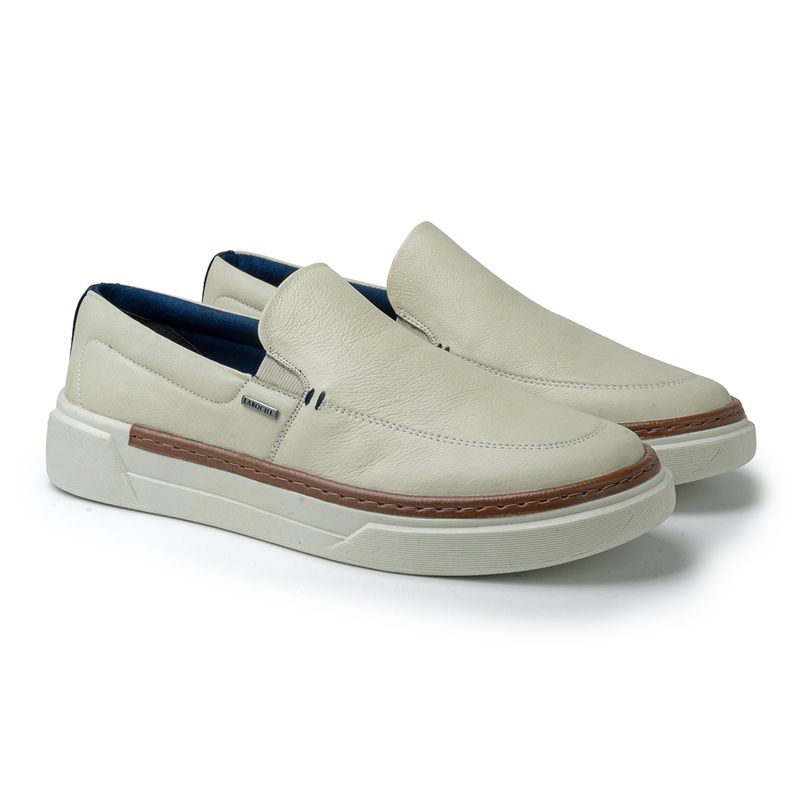Slip On Iate Masculino Titanium em Couro - Neve