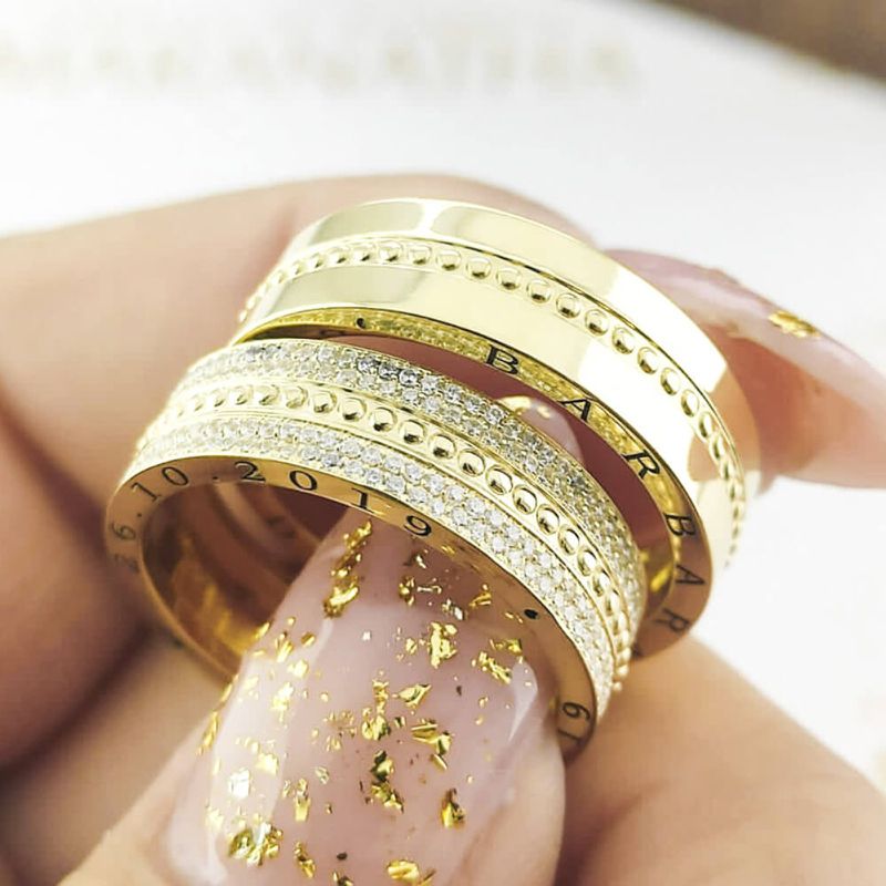 Alianças Em Ouro 18k Cancun 6mm Polida Reta
