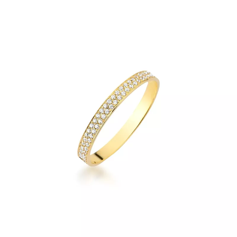 Anel Aparador Jaqueline Em Ouro 18k