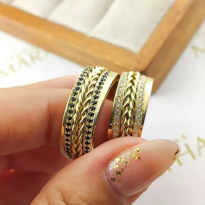Alianças Em Ouro 18k Bahamas 8mm Polida Reta