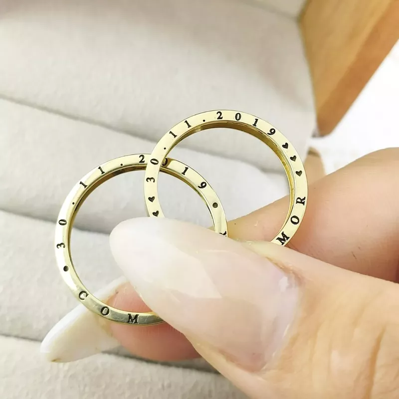 Alianças Em Ouro 18k Suriname 3mm Polida Reta