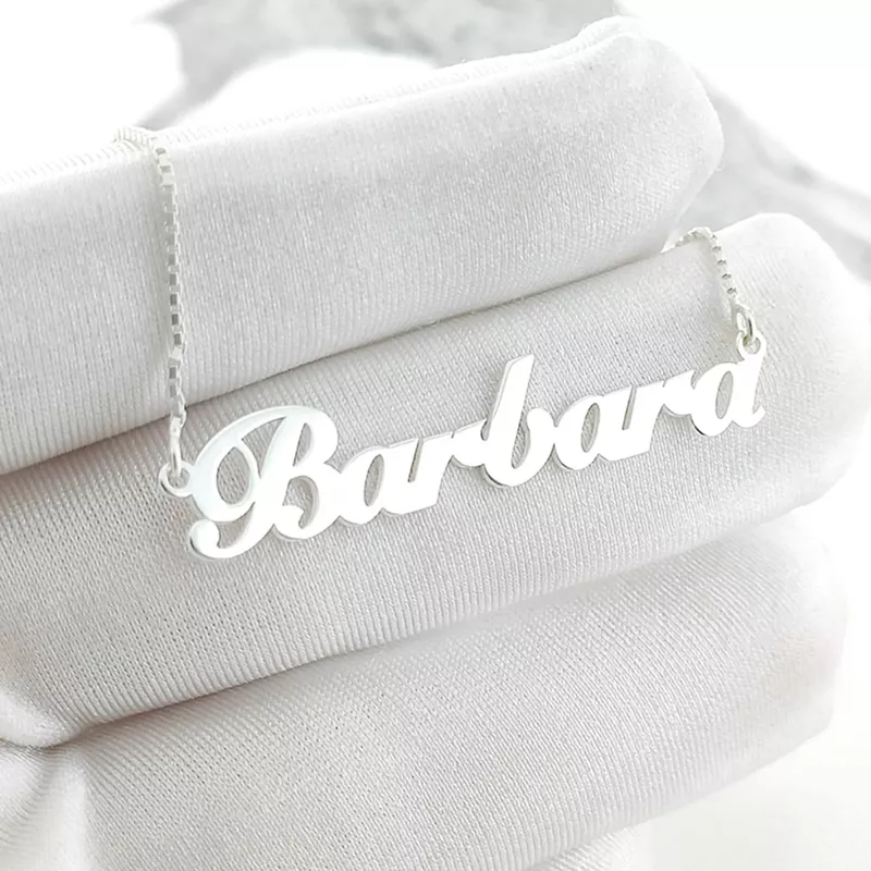 Colar Manuscrito Personalizado Em Prata