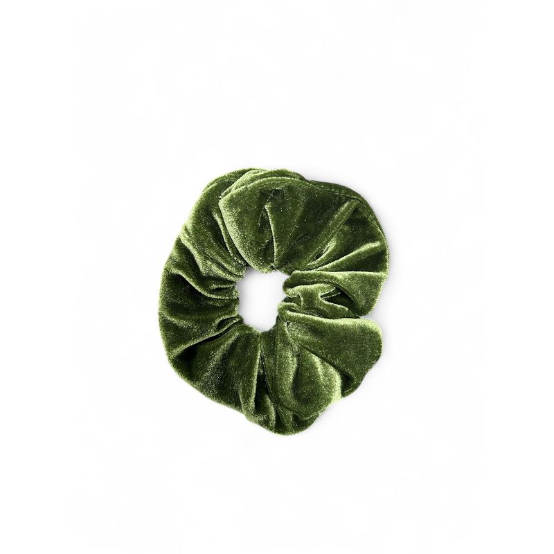Scrunchie Veludo c/ Zíper Dark Green