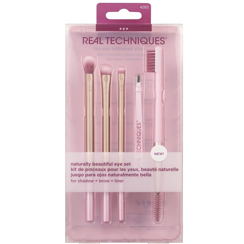 Kit Pincéis Olhos Naturally Beautiful - Real Techniques 