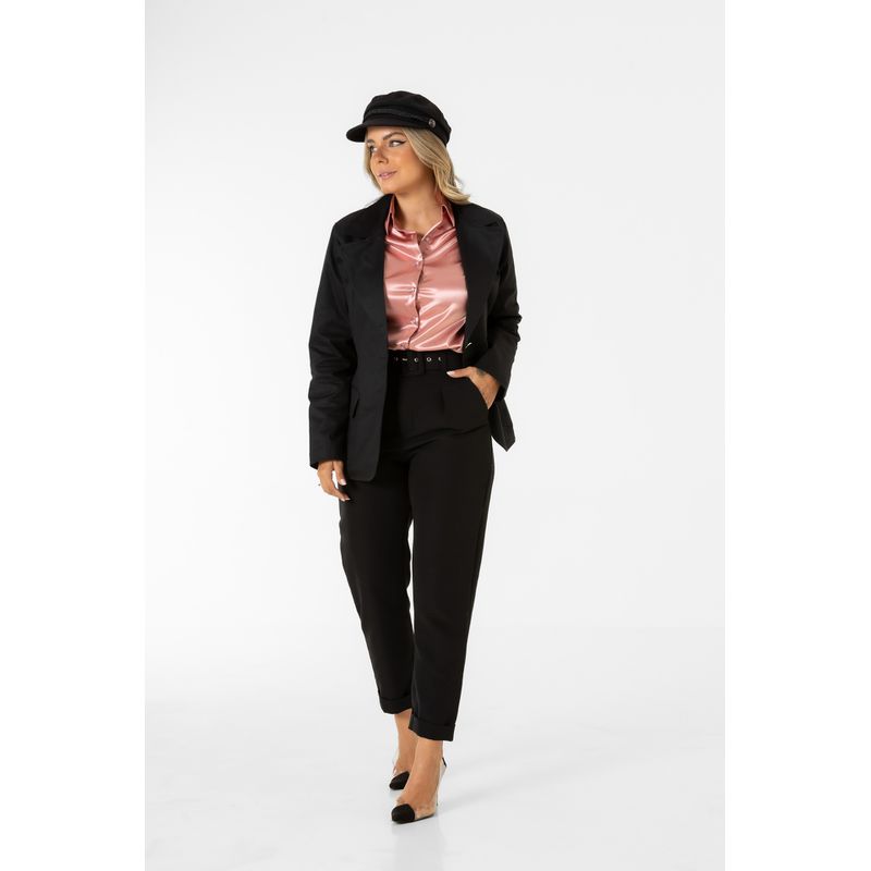 Blazer Feminino com Botão New York - Fyorella