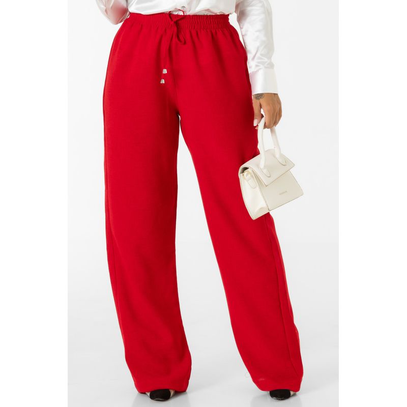 Calça Pantalona Vermelha Marrakech - Fyorella