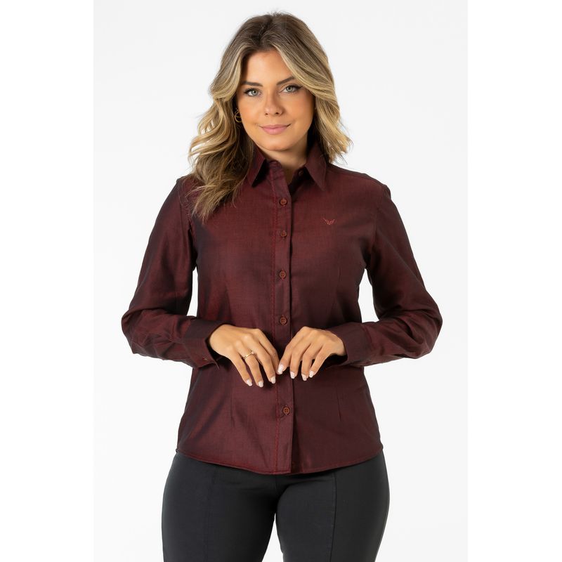 Camisa Vermelha Feminina Charlotte - Fyorella