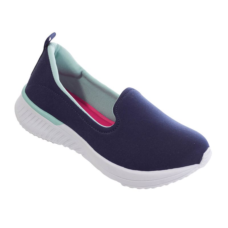 Slip On Girassol - Marinho / Verde Água
