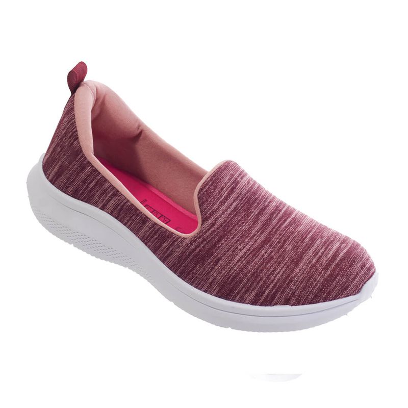 Slip On Peônia - Bordo / Rosé