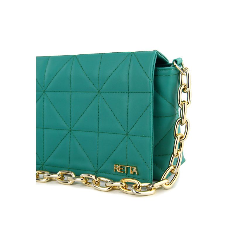 Bolsa Clarice Média Alça Dourada Escuro