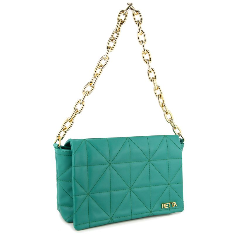 Bolsa Clarice Média Alça Dourada Escuro