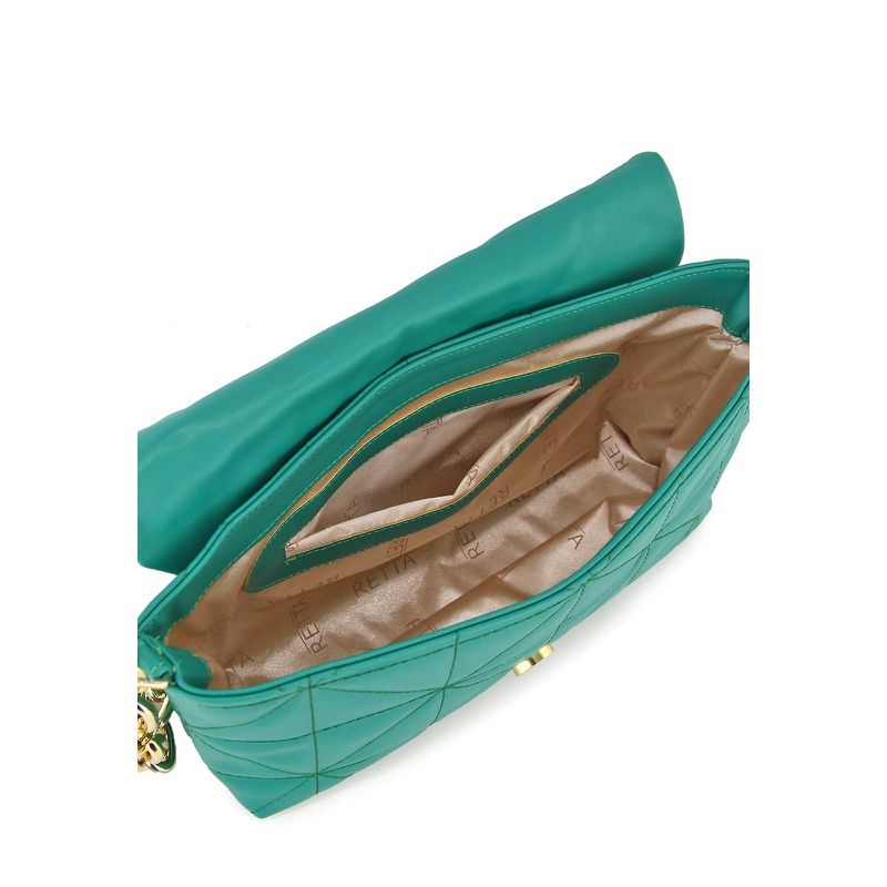 Bolsa Clarice Média Alça Dourada Escuro