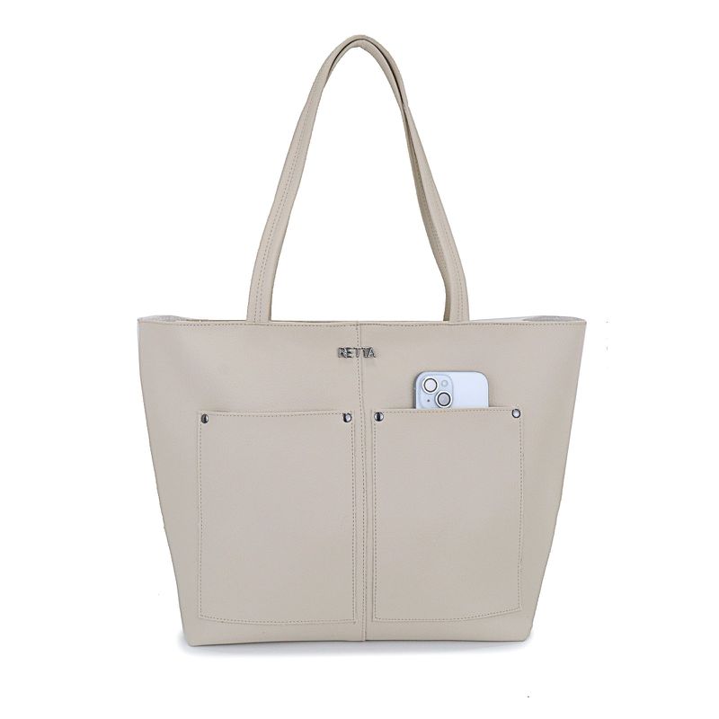 Bolsa Saco Sacola Grande Adele Marfim - RETTA