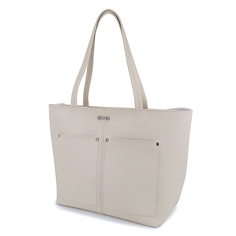 Bolsa Saco Sacola Grande Adele Marfim