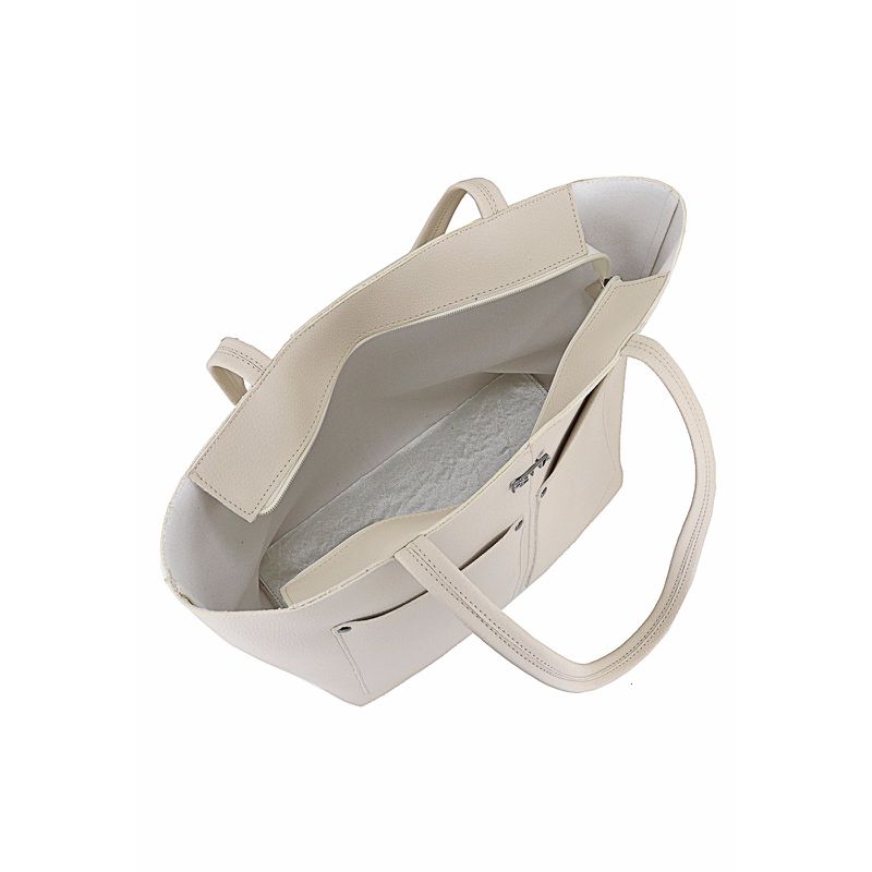 Bolsa Saco Sacola Grande Adele Marfim