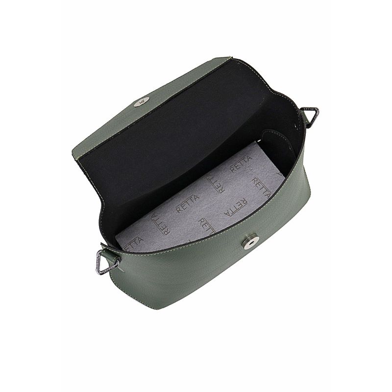 Bolsa tiracolo pequena Ana Verde Militar